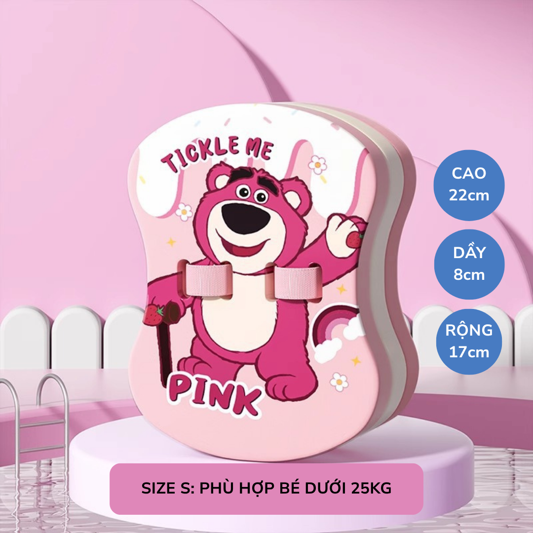 Phao bơi ván tập bơi trẻ em phao lưng bơi lội chính hãng YOU YOU hình pony, khủng long Mirilik House
