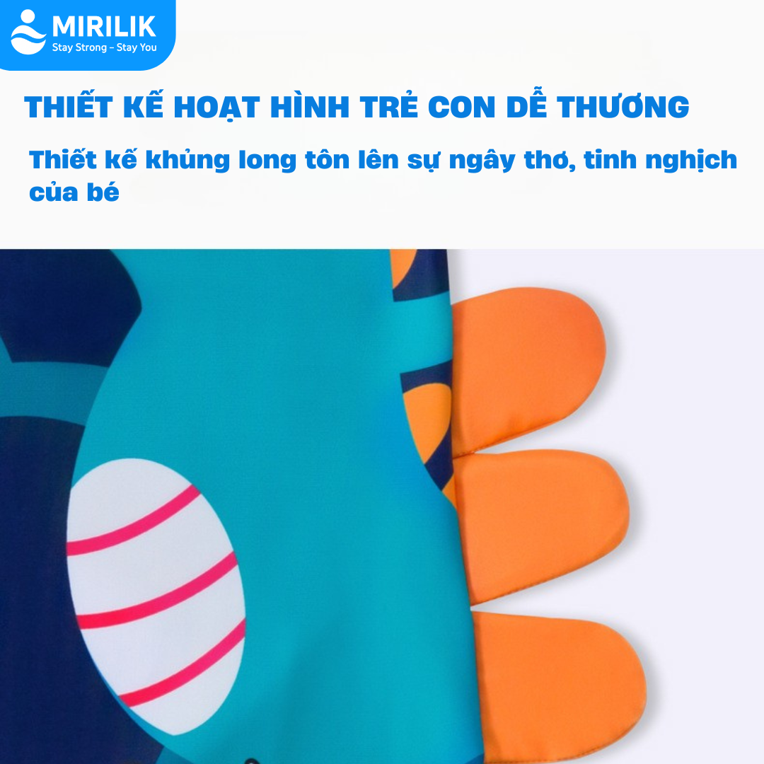 Bộ đồ bơi liền thân trẻ em bé trai từ 10 kg đến 50kg hình khủng long đáng yêu hãng YuKe Yuripromax