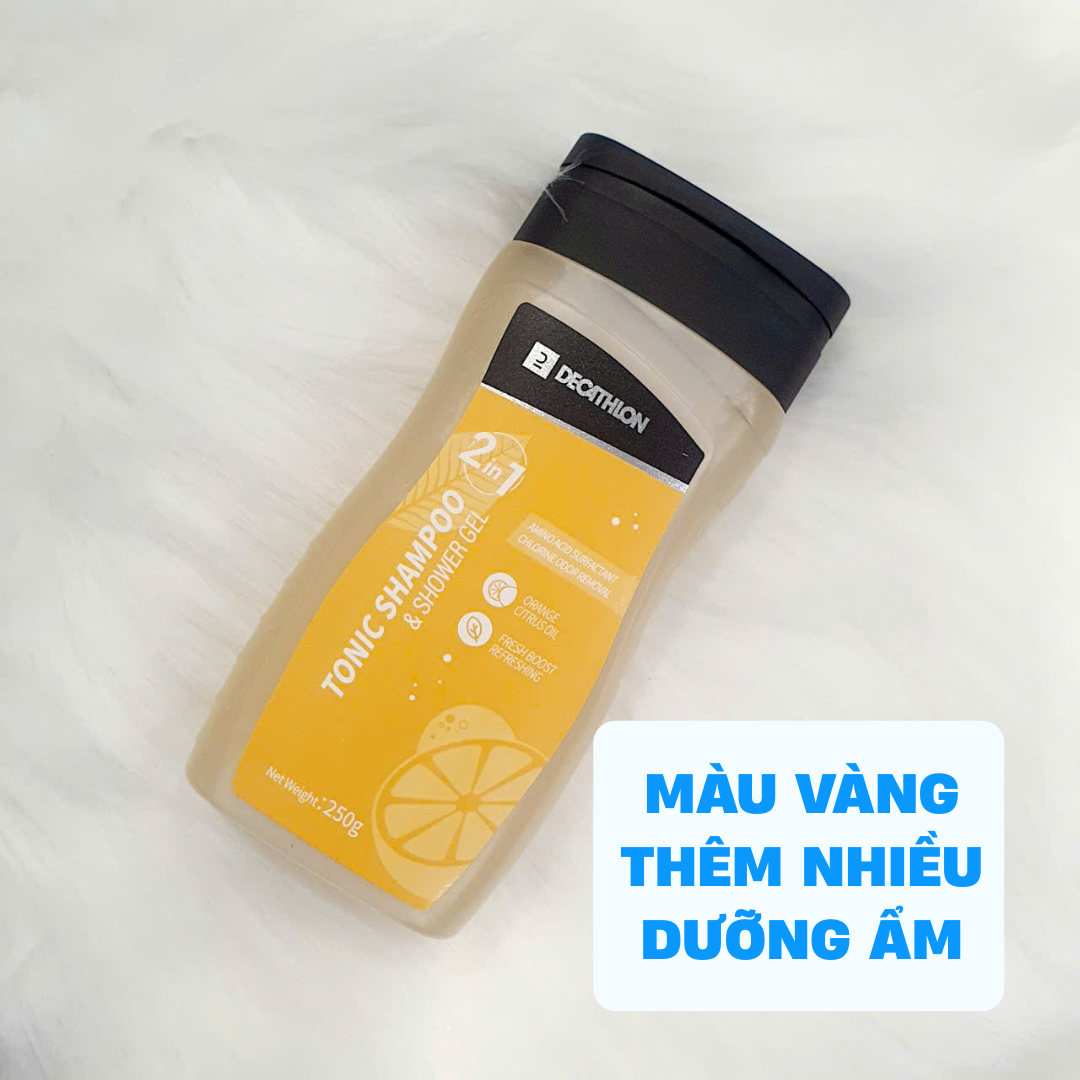 Sữa tắm và Dầu gội 2 trong 1 dành cho người đi bơi khử mùi CLO hồ bơi làm mềm da 93ml - Mirilik