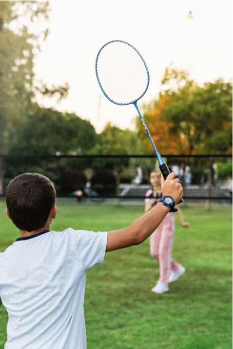 Vợt cầu lông khung nhôm cán thép người lớn nam nữ Unisex BR130 Xanh - MIRILIK HOUSE