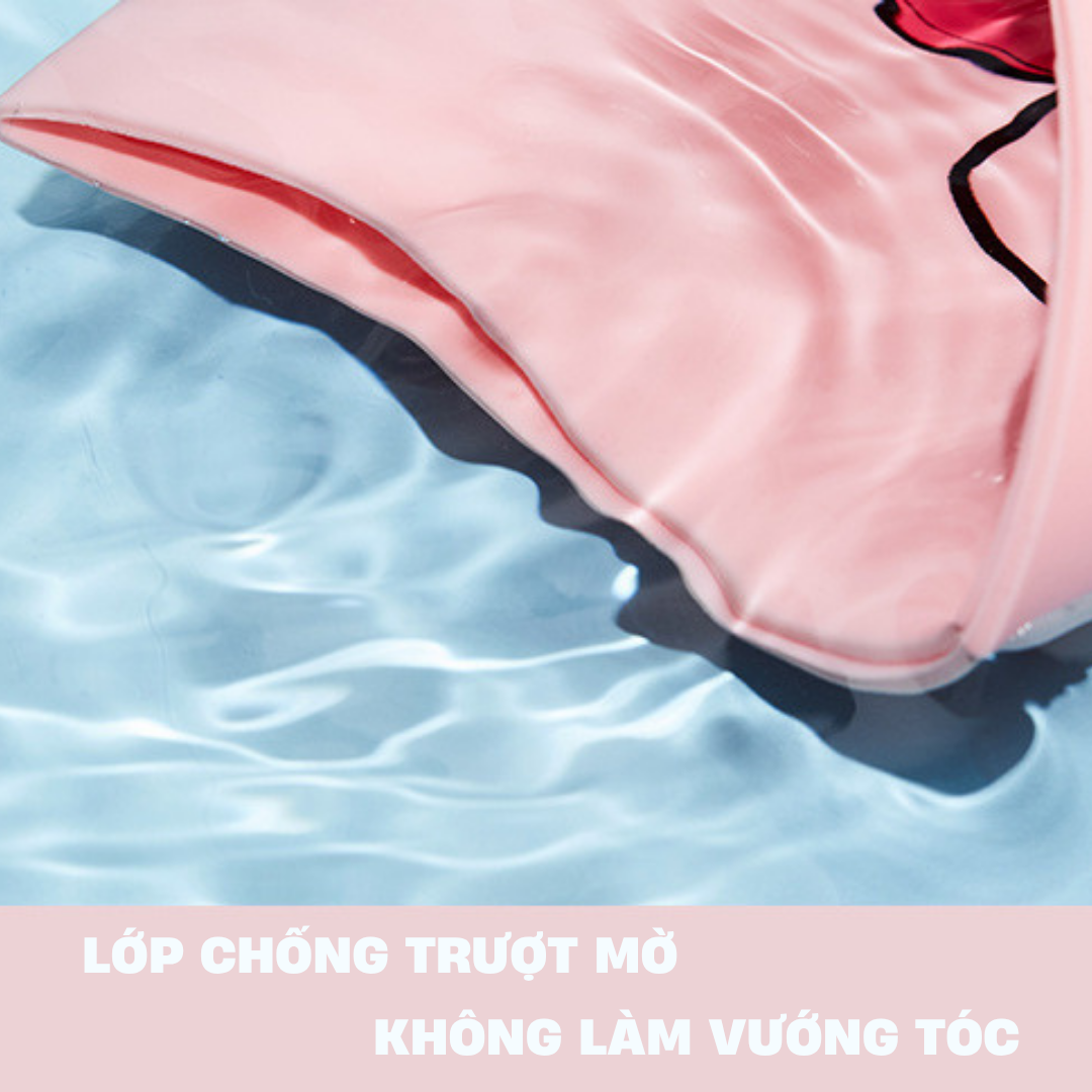 Mũ bơi cho bé mũ bơi Silicon kín nước hình Pony khủng long nàng tiên cá YUKE YOUYOU MY STYLEMirilik Sport