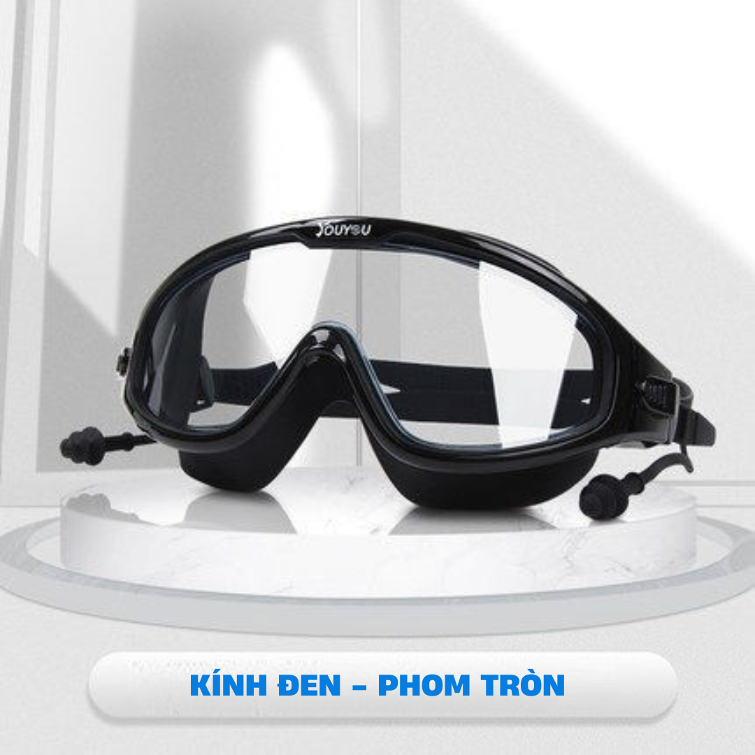 Kính bơi người lớn khung rộng dễ quan sát, chống mờ sương, chống thấm nước YOUYOU - Yuripromax