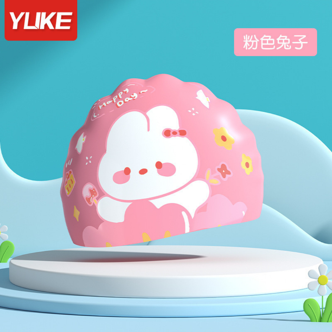 Mũ bơi cho bé mũ bơi Silicon kín nước hình Pony khủng long nàng tiên cá YUKE YOUYOU MY STYLEMirilik Sport