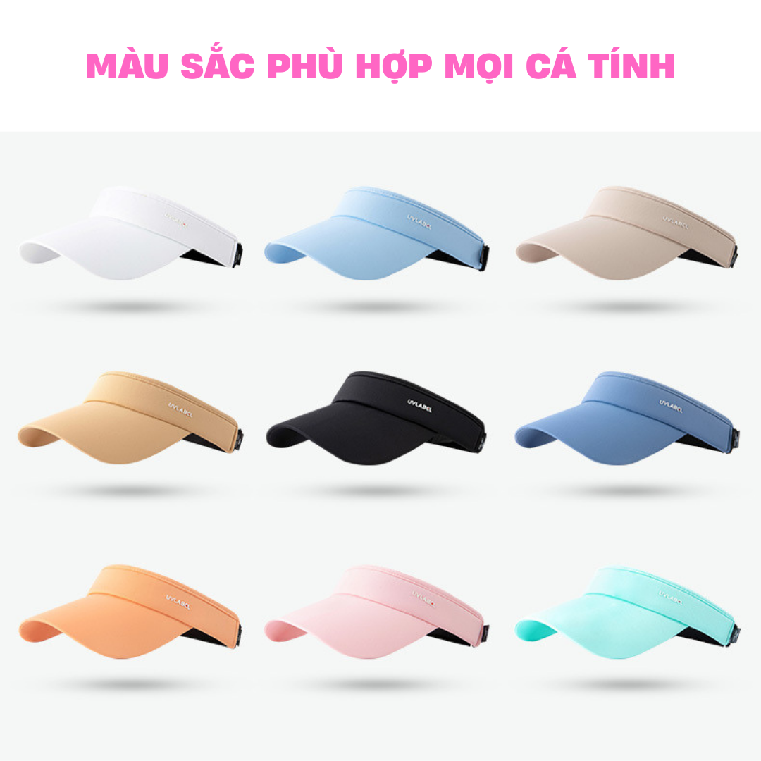 Mũ Thể Thao Thời Trang Unisex Nam Nữ Nón Chống Nắng UPF50+ Pickleball Tennis Golf Chạy Bộ MIRILIK HOUSE