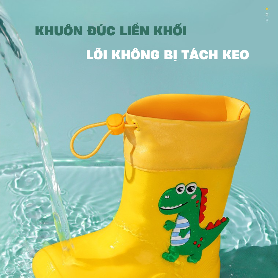 Ủng đi mưa cho trẻ em Bọc đi mưa cho bé, Giày đi mưa chống trơn trượt kiểu dáng dễ thương cho bé trai bé gái Mirilik House