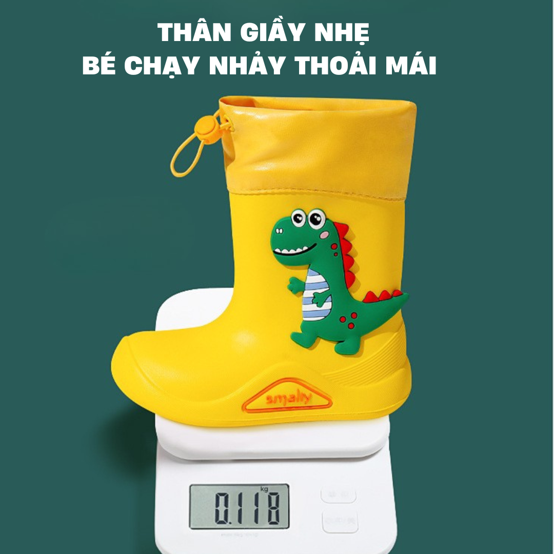 Ủng đi mưa cho trẻ em Bọc đi mưa cho bé, Giày đi mưa chống trơn trượt kiểu dáng dễ thương cho bé trai bé gái Mirilik House
