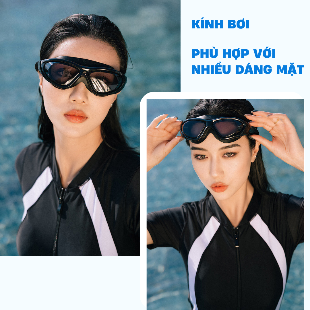 Kính bơi người lớn nam nữ hiệu YouYou thời trang mới nhất chống mờ sương kín nước