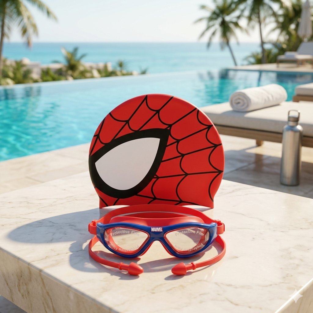 Combo Kính YouYou MM + Nón Silicon Spider Đỏ