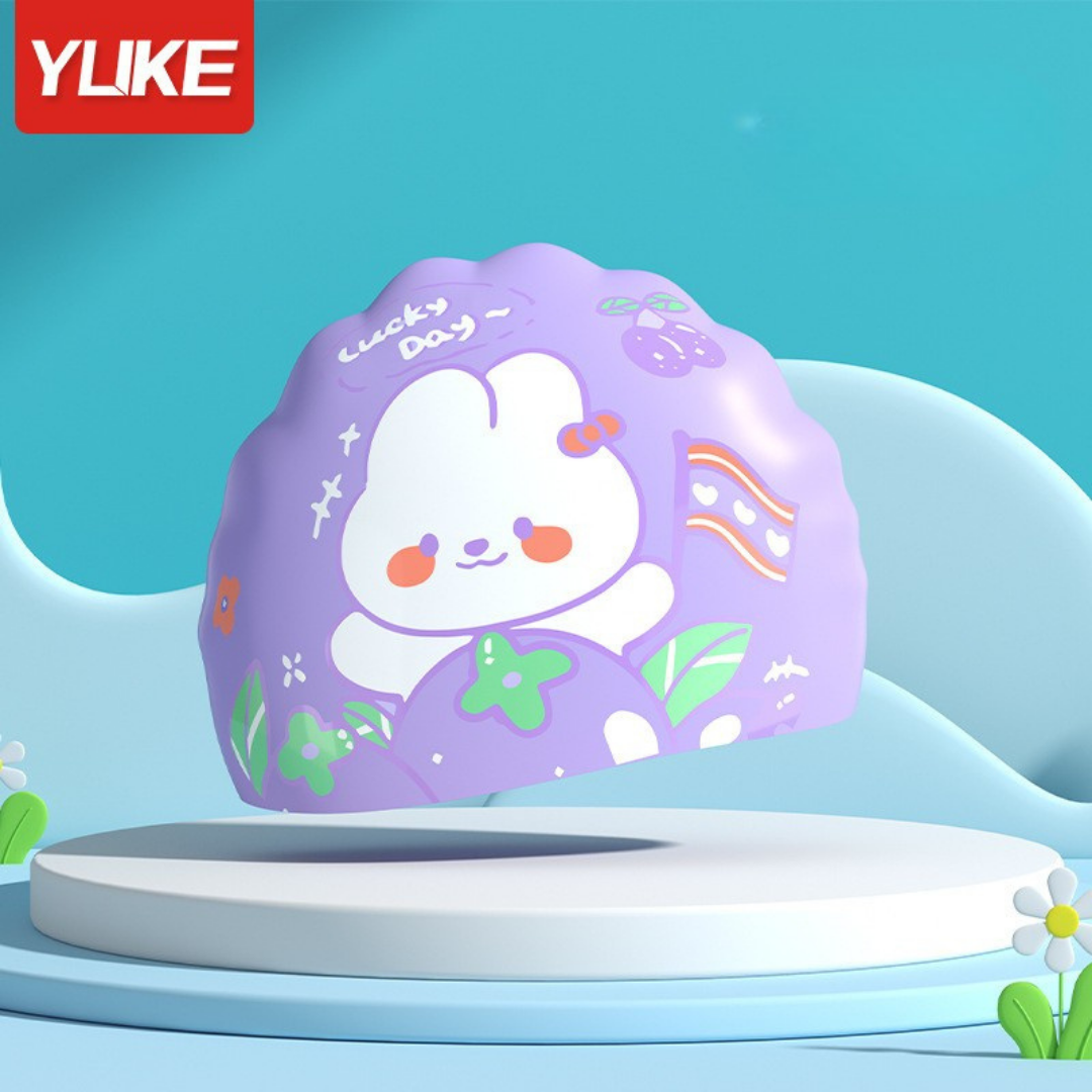 Mũ bơi cho bé mũ bơi Silicon kín nước hình Pony khủng long nàng tiên cá YUKE YOUYOU MY STYLEMirilik Sport