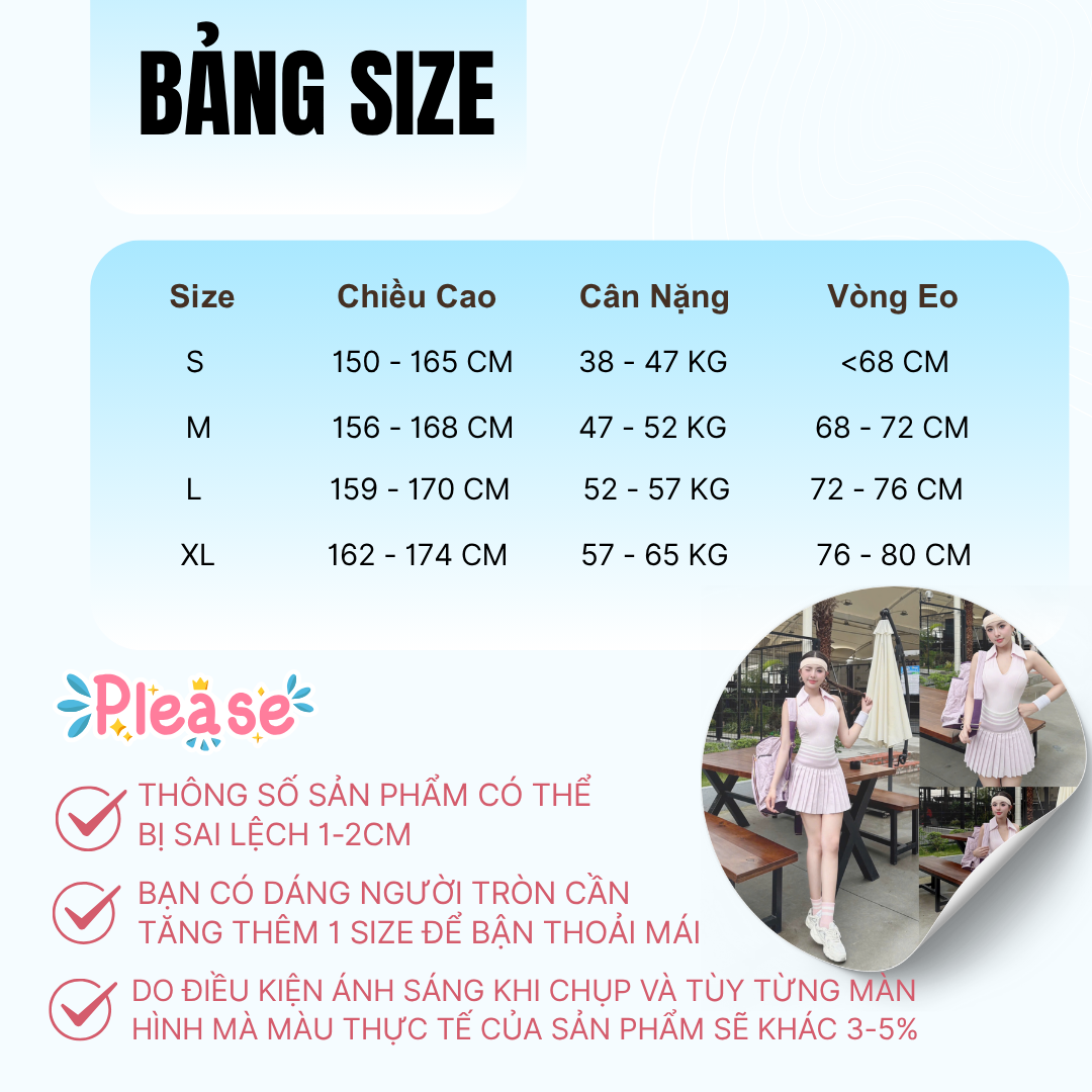 Set Váy Pickleball Tennis Bra Mút Đúc Tập Thể Thao Nữ Chất Thun Lạnh Hàng Quảng Châu Cao Cấp Mirilik