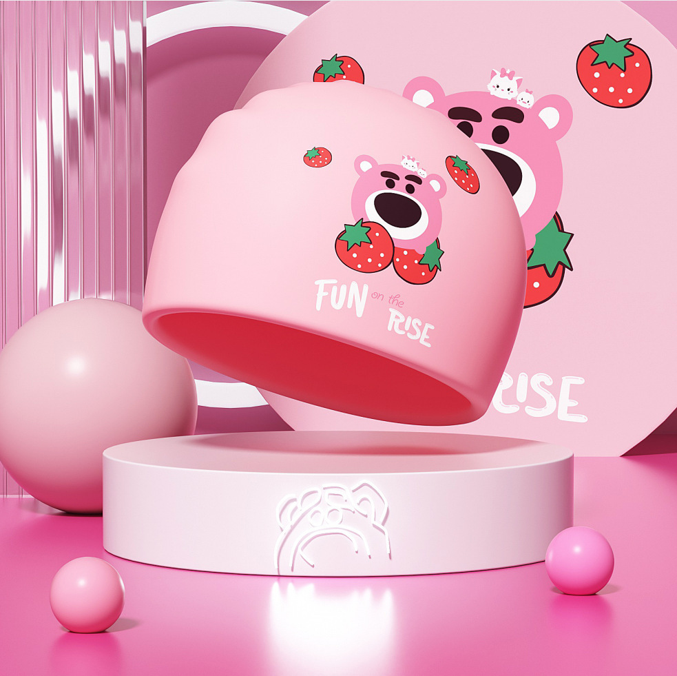 Nón bơi cho bé mũ bơi Silicon kín nước hình Pony khủng long nàng tiên cá YUKE YOUYOU Mirilik Sport