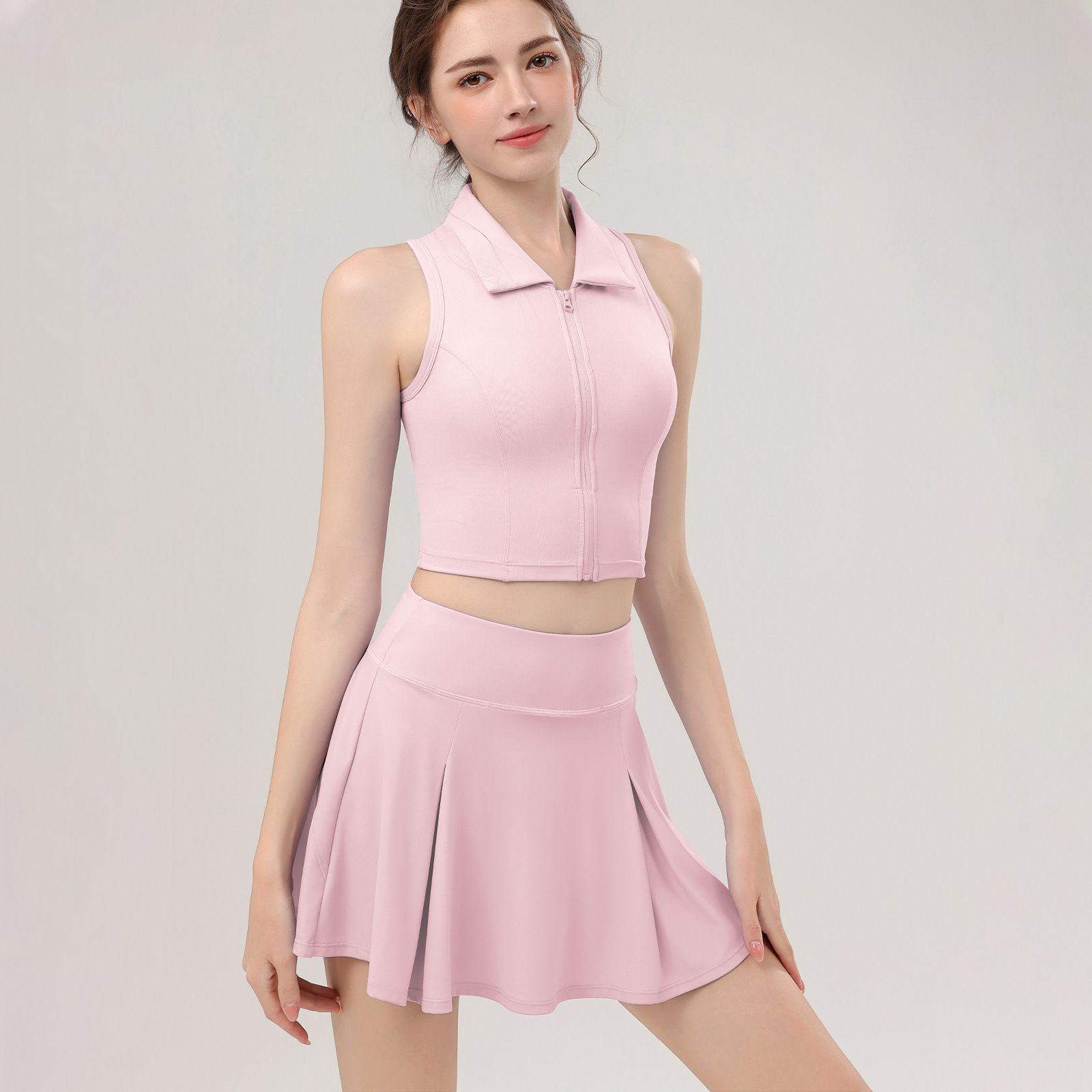 Váy tennis pickleball golf thể thao nữ áo bra mút đúc MIRILIK hàng chuẩn Váy thể thao thời trang