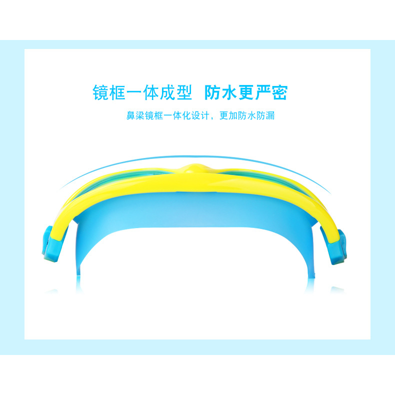 Kính bơi cho trẻ em từ 3 - 12 tuổi, tròng kính rộng dễ quan sát màu sắc tươi sáng