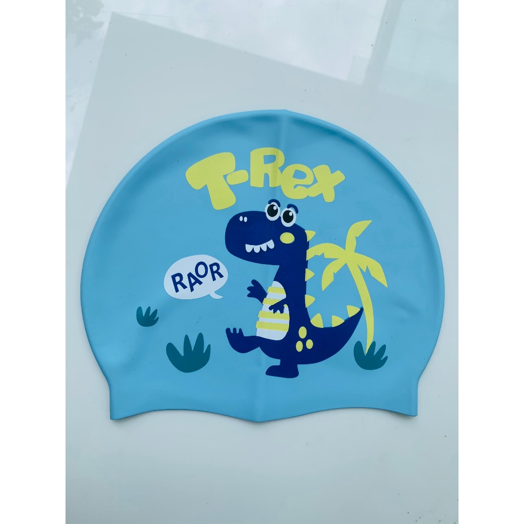 Nón bơi cho bé mũ bơi Silicon kín nước hình Pony khủng long nàng tiên cá YUKE YOUYOU Mirilik Sport