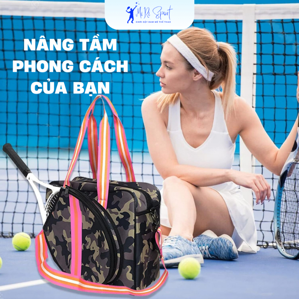 Túi Đựng Vợt Pickleball Nam Nữ Cao Su Chống Sốc Balo Đựng Vợt Dụng Cụ Thể Thao Pickleball MiRi Sport
