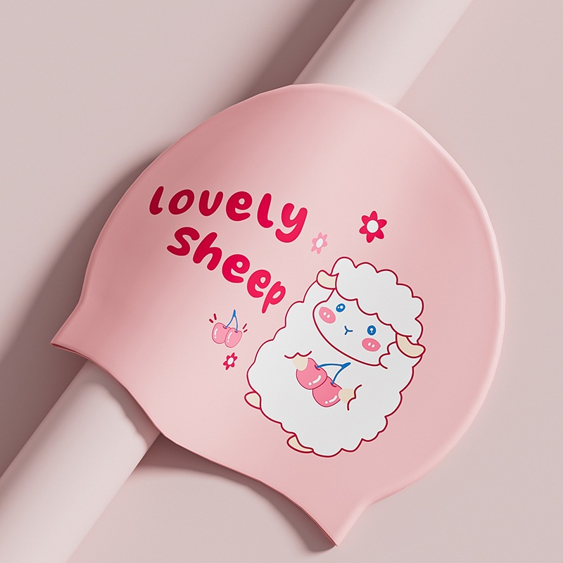 Nón bơi cho bé mũ bơi Silicon kín nước hình Pony khủng long nàng tiên cá YUKE YOUYOU Mirilik Sport