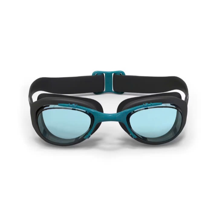 Kính bơi người lớn tròng kính trong suốt kín nước, chống đọng sương 100 Ready - Xám Mirilik Deca