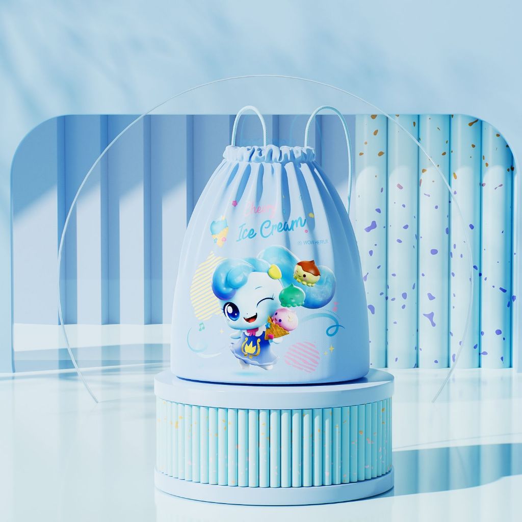 Túi đi bơi đựng đồ bơi có ngăn đựng đồ ướt đồ khô cho bé gái hiệu YouYou màu hồng tím Yuripromax