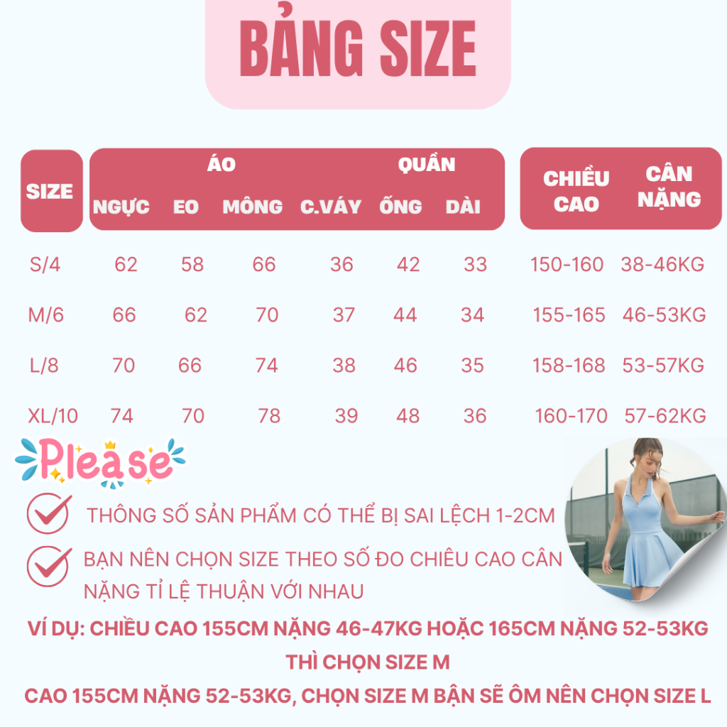 Đồ Pickleball nữ dáng váy cổ polo hở lưng phối viền, trang phục thể thao nữ chơi tennis Golf Mirilik