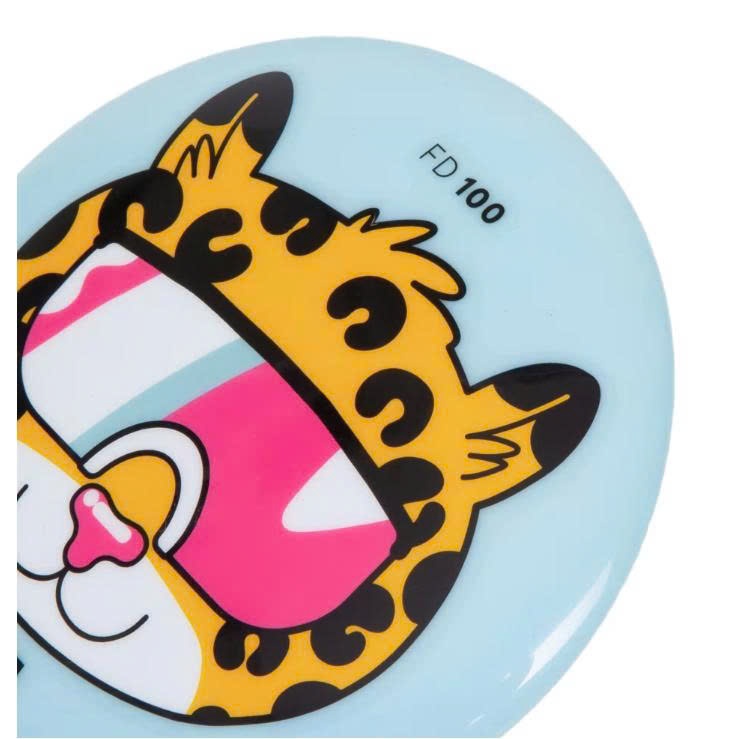 Đĩa ném mini mềm cho trẻ em đồ chơi bãi biển bé trai bé gái FD100 xanh lá hình mặt vịt Yuripromax