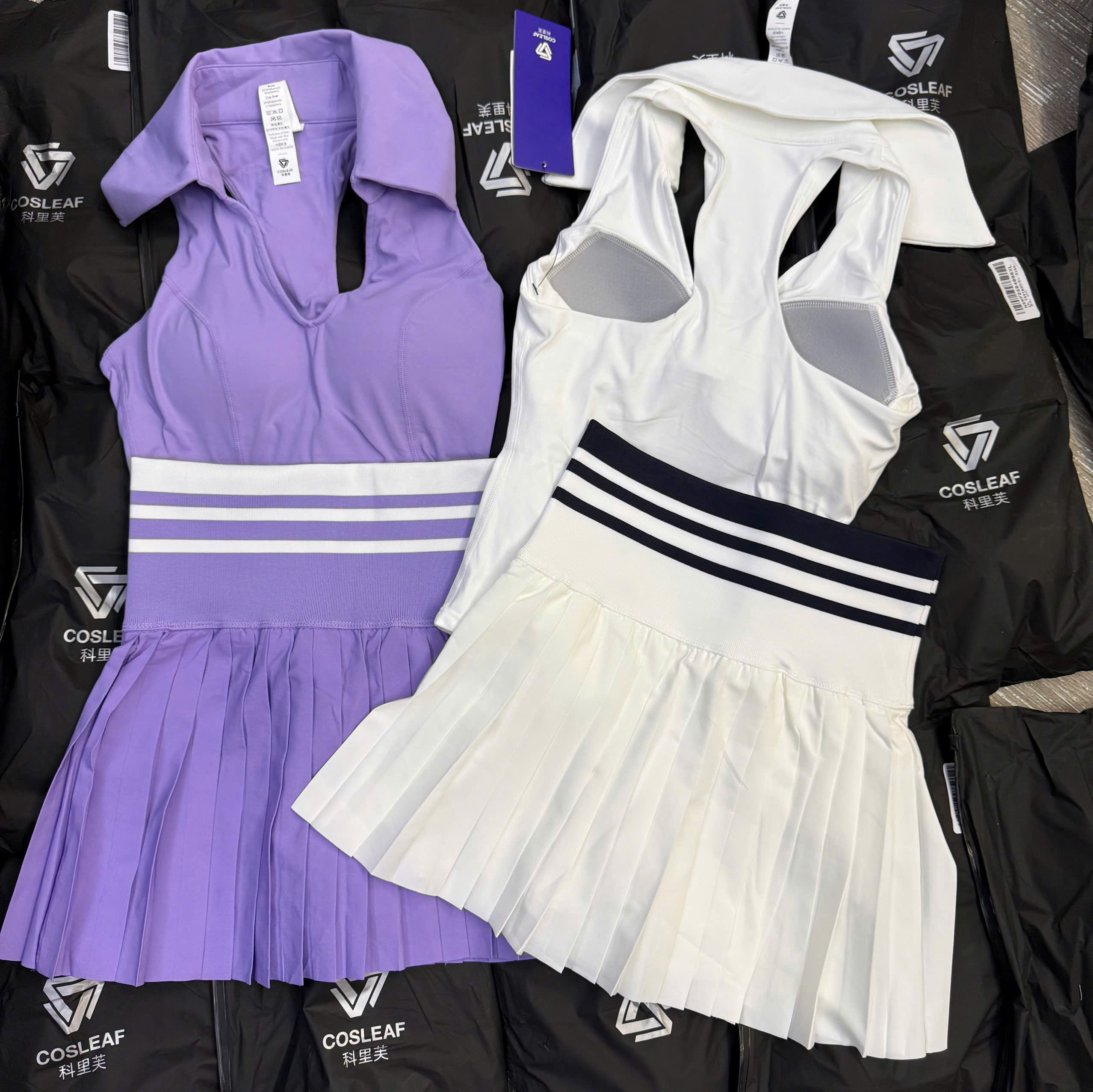 Set Váy Pickleball Tennis Bra Mút Đúc Tập Thể Thao Nữ Chất Thun Lạnh Hàng Quảng Châu Cao Cấp Mirilik