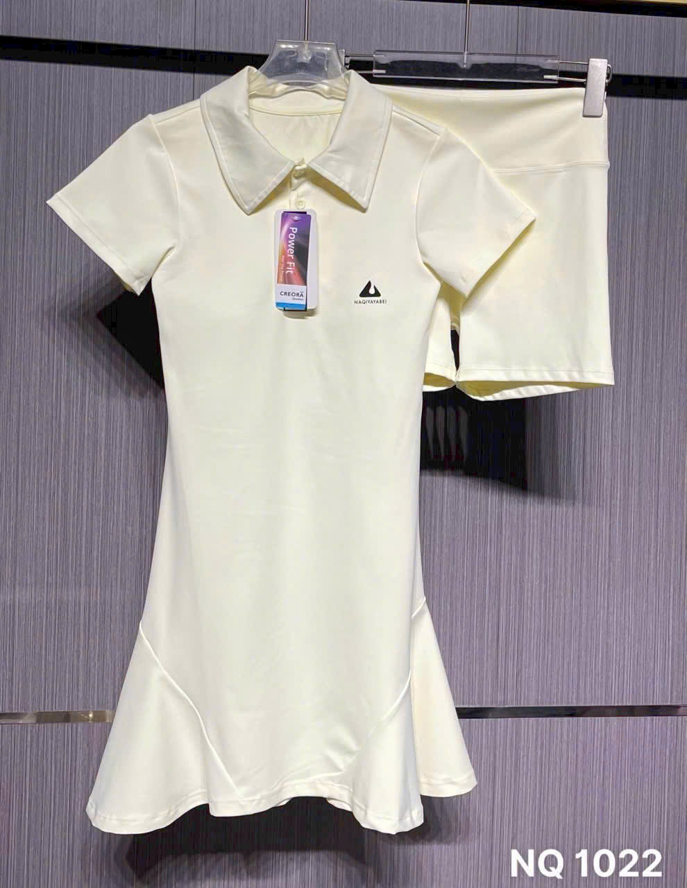 Đầm váy thể thao nữ đi tập Pickleball Tennis Golf cầu lông phong cách Hàn Quốc vải co giãn Yuriproma