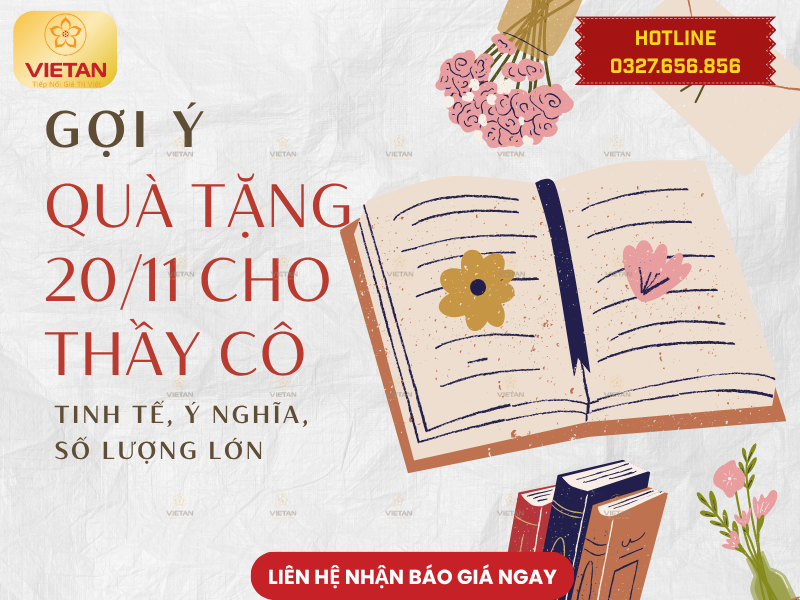 50+ Gợi ý quà tặng 20/11 cho thầy cô tinh tế, ý nghĩa, số lượng lớn