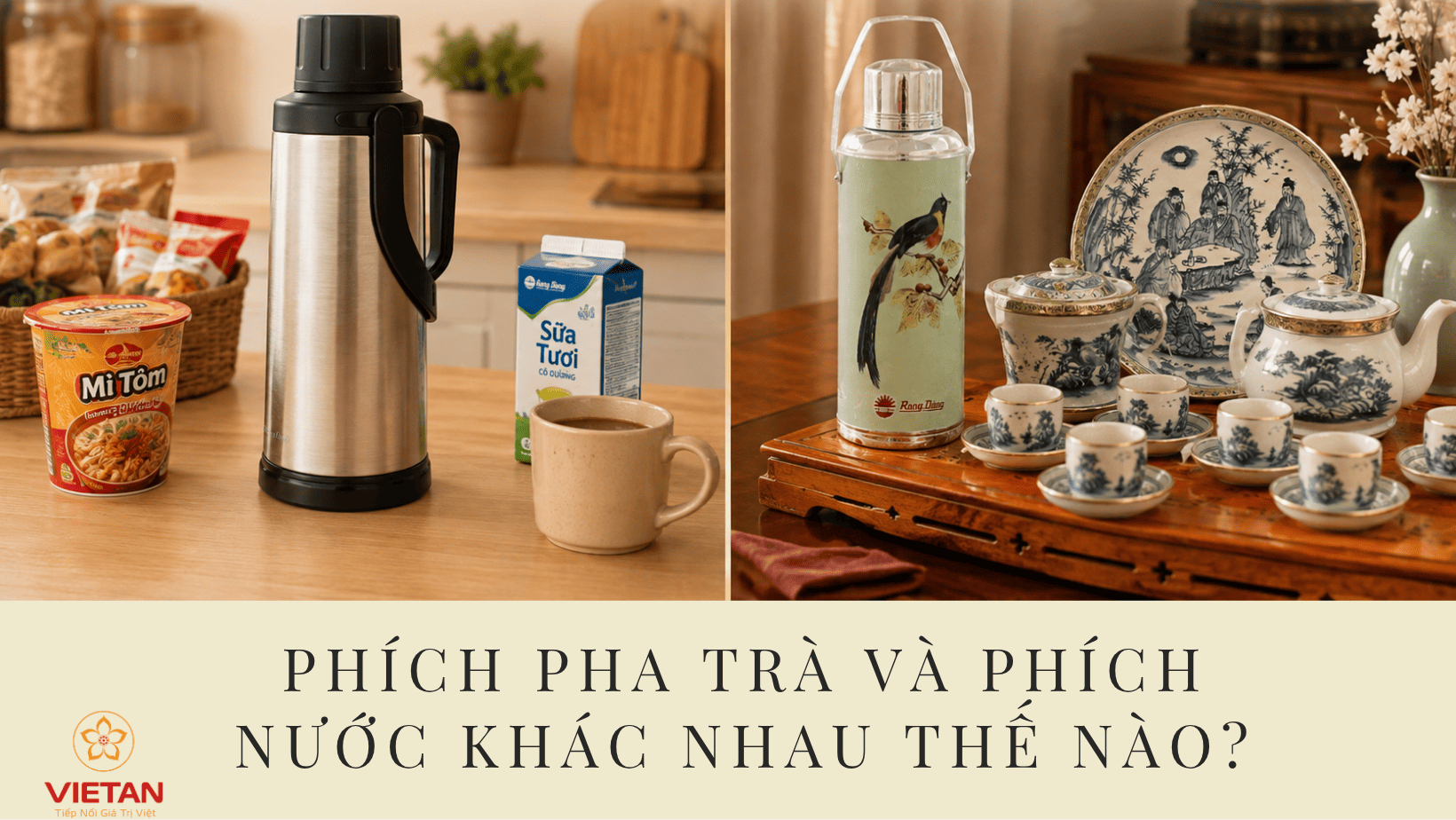 Phích Pha Trà Và Phích Nước Khác Nhau Thế Nào