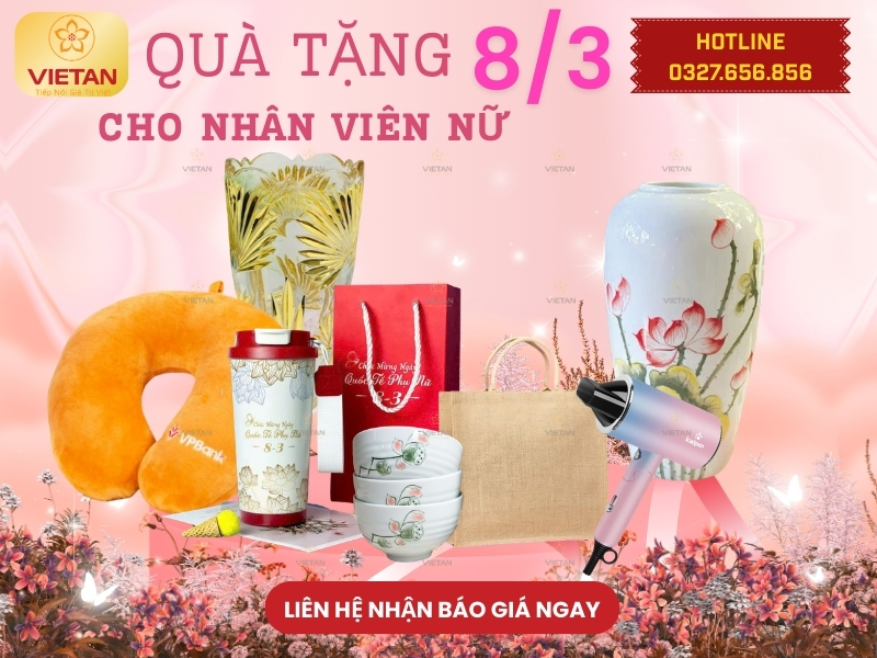 10+ Quà tặng 8/3 cho nhân viên nữ công ty ý nghĩa
