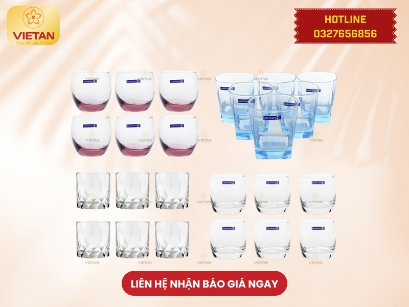 Bộ cốc thủy tinh