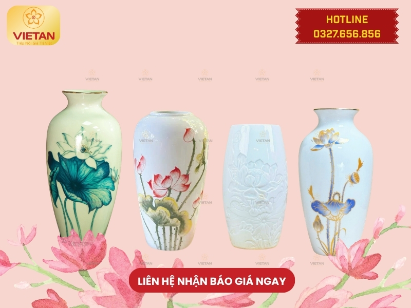 Bình hoa gốm sứ