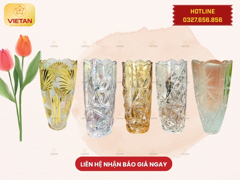 Bình hoa thủy tinh