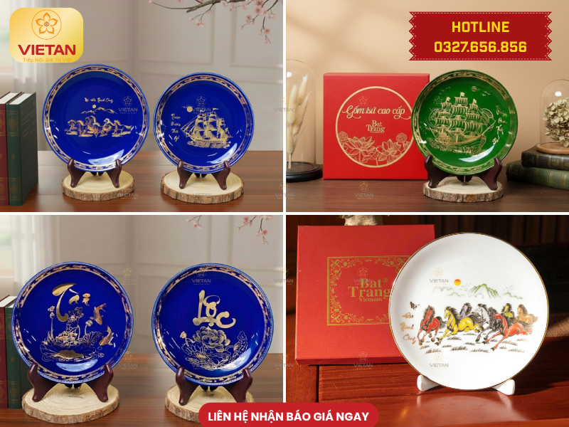 Đĩa cảnh gốm, sứ 100+ Gợi ý quà tặng 27/7 ý nghĩa dành cho người có công