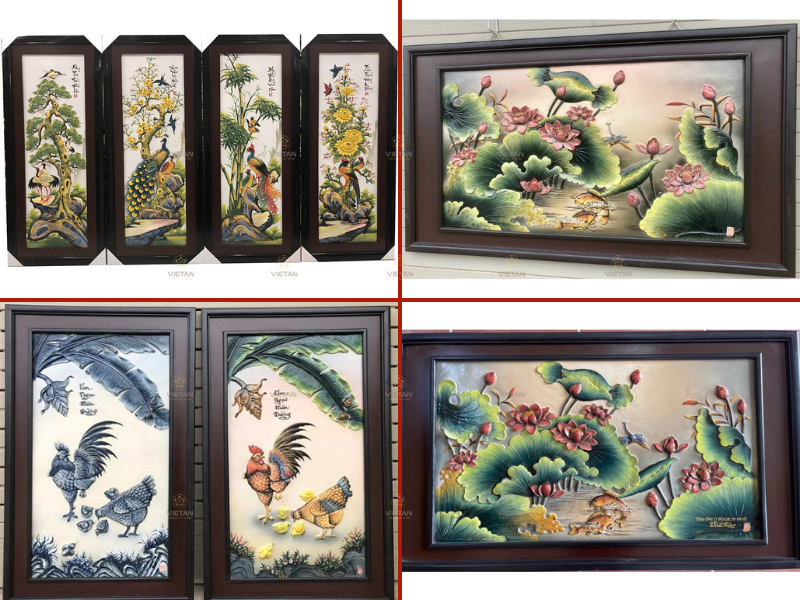 Tranh gốm sứ 100+ Gợi ý quà tặng 27/7 ý nghĩa dành cho người có công