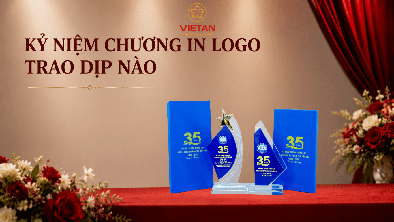 kỷ niệm chương in logo 5