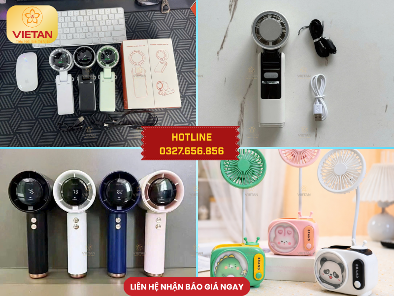 Quạt mini cầm tay 100+ Gợi ý quà 1/6 cho bé công ty thiết thực, ý nghĩa