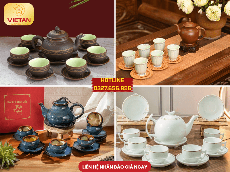 Bộ ấm trà quà 27/7 Ngày Thương binh Liệt sĩ ý nghĩa - Quà tri ân người có công
