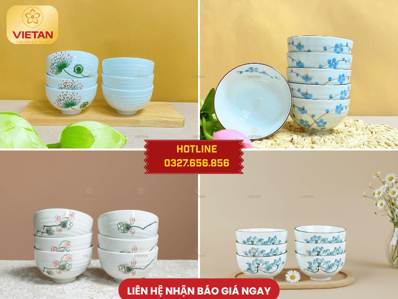 Bộ sáu bát cơm quà 27/7 Ngày Thương binh Liệt sĩ ý nghĩa - Quà tri ân người có công