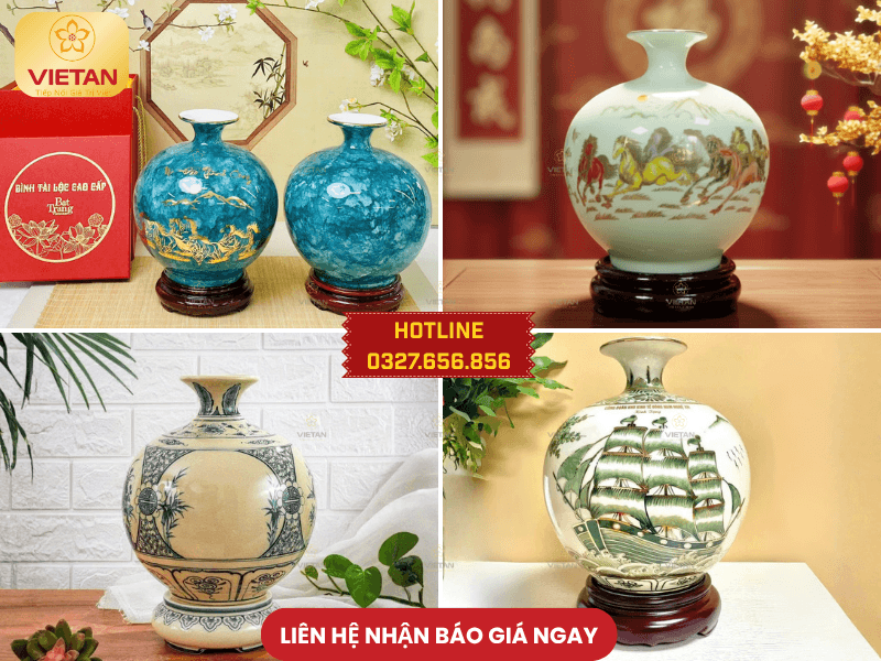 Bình hút lộc quà 27/7 Ngày Thương binh Liệt sĩ ý nghĩa - Quà tri ân người có công