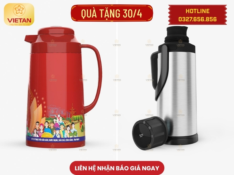 phích nước tặng quà 30/4 người có công