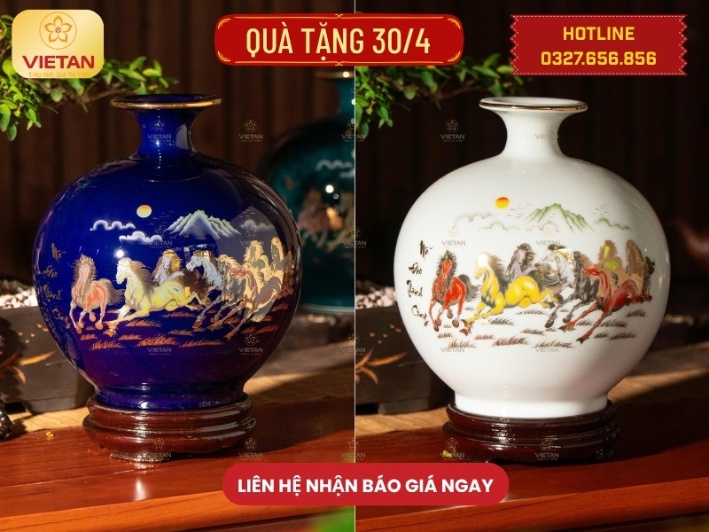 bình hút lộc tặng 30/4 cho người có công