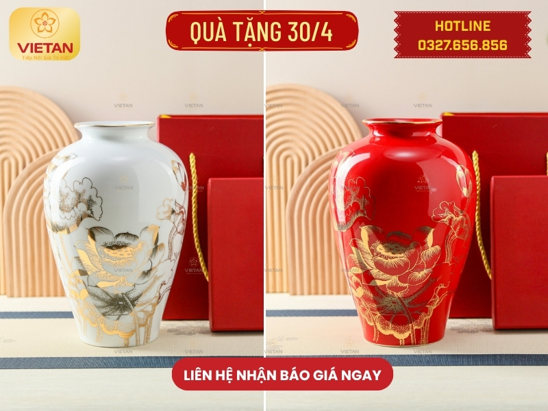 bình hoa quà tặng 30/4 cho người có công