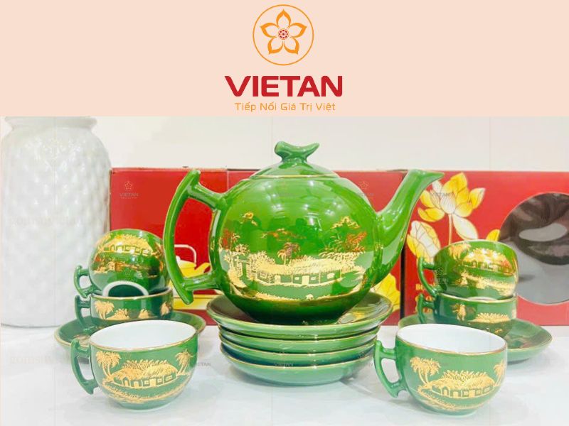 bộ ấm chén kỷ niệm thành lập công ty