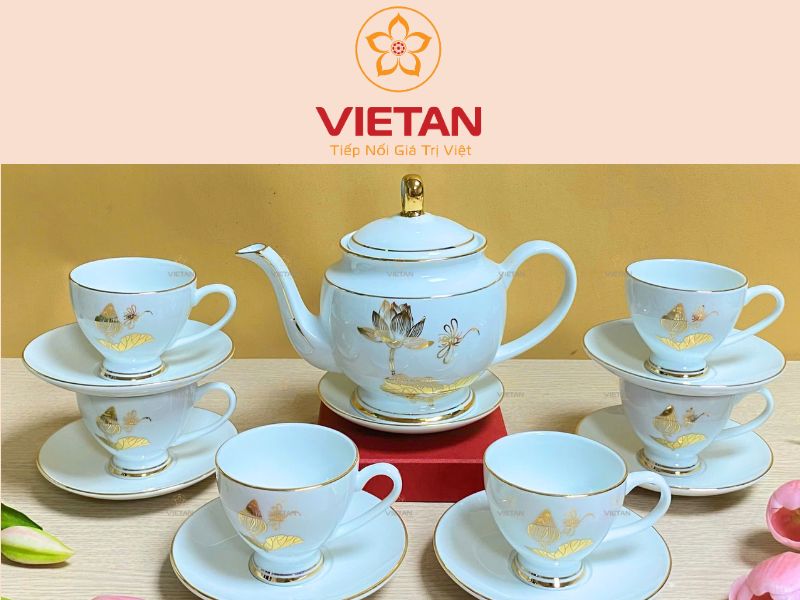 bộ ấm trà kỷ niệm ngày thành lập công ty