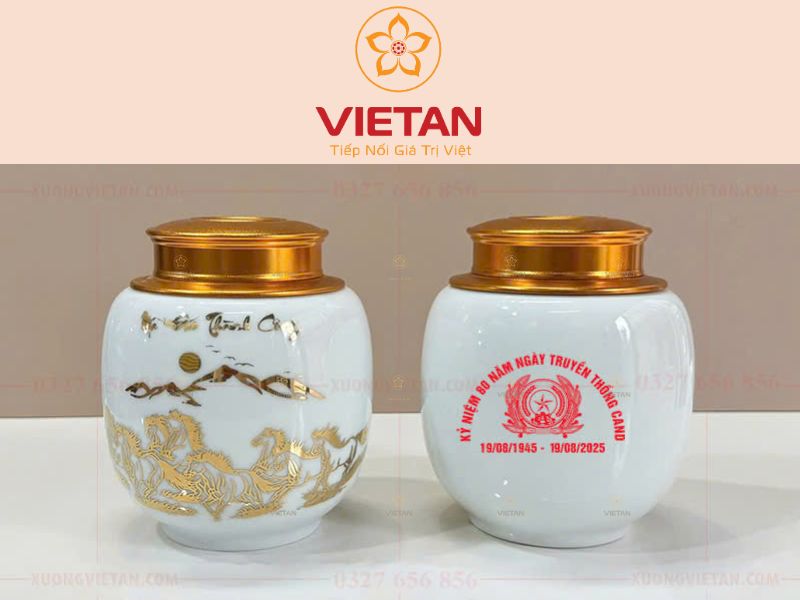 hũ đựng trà mã đáo thành công