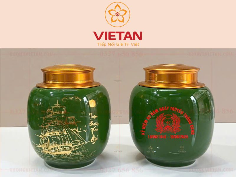 hũ đựng trà thuận buồm xuôi gió