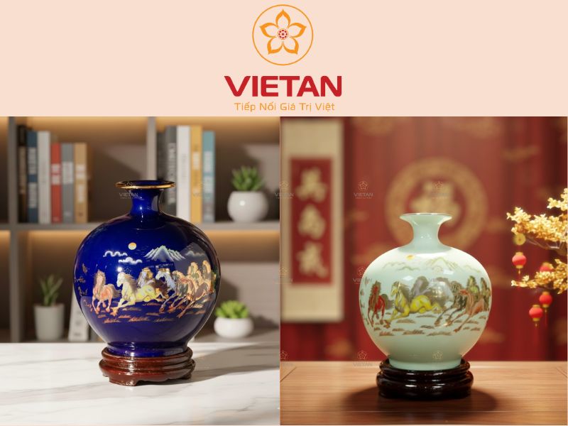 bình hút lộc mã đáo thành công quà tặng kỷ niệm thành lập công ty