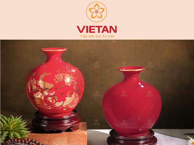 quà tặng kỷ niệm thành lập doanh nghiệp bình hút lộc lý ngư vọng nguyệt