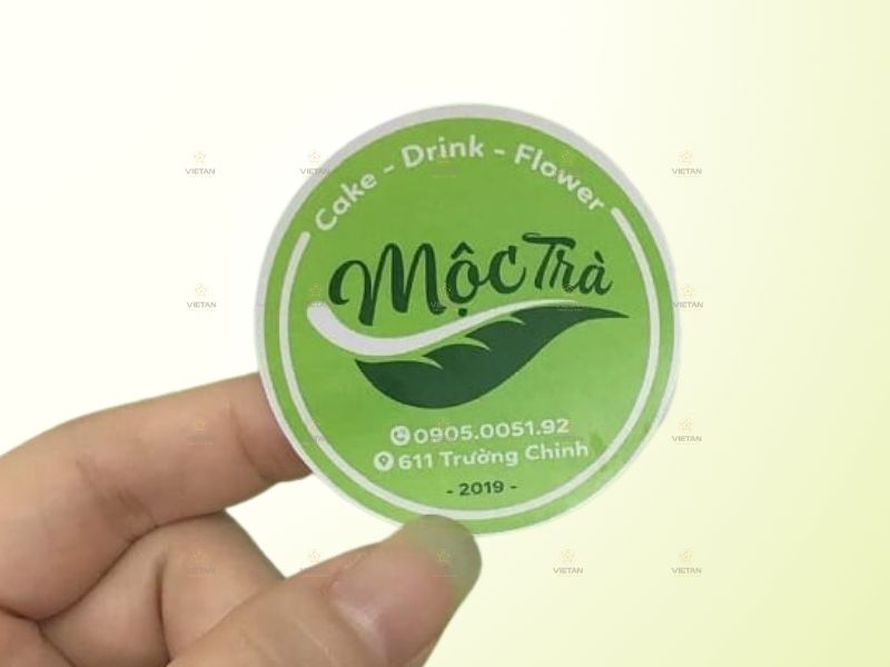 sticker thương hiệu