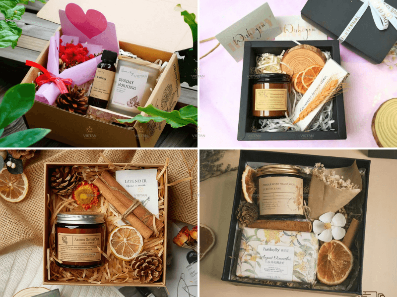 Set quà tặng nến thơm Quà tặng Trung thu giá rẻ cho khách hàng